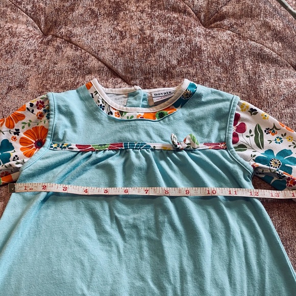 adorable blue toddler dress - Picture 3 of 8